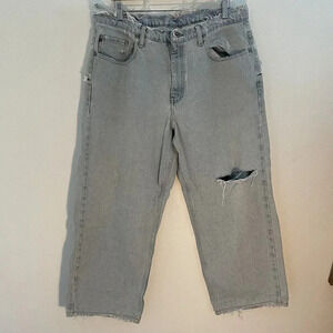 Vintage Ralph Lauren Polo Jeans Co Wide Leg Y2K Skate Thrashed 36x26 loose fit